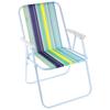 Faltbarer Campingstuhl mit Rückenlehne für Camping, Garten, Strand, Stabil