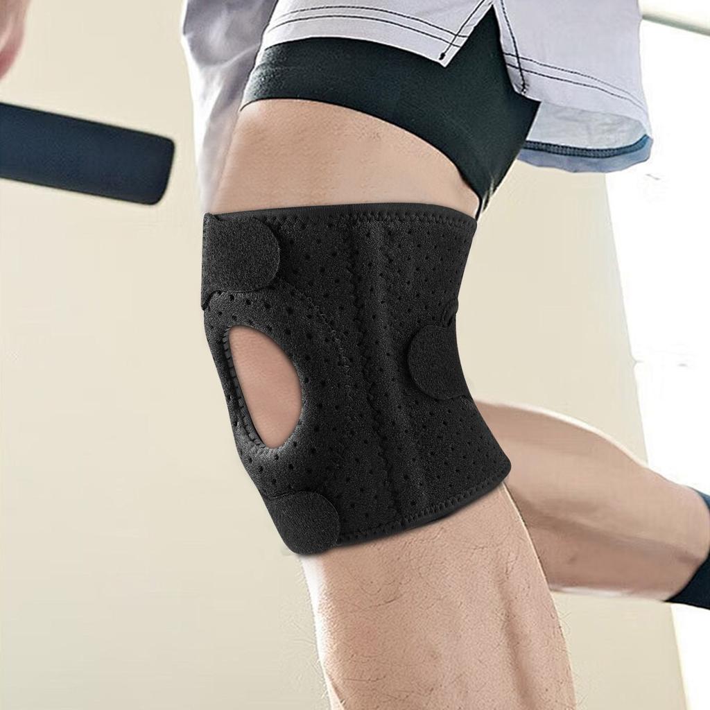 3D-Silikon-Knieschoner und -Bänder stabilisieren das Knie. Geeignet für Sport, Fitness, Laufen und andere Sportarten. Atmungsaktiv.