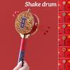 Children Rattle-Drum Antique Retro Handmade Chinese Style Exquisite Rattle-Drum Creative Cultural Craft Chinese Travel Gift