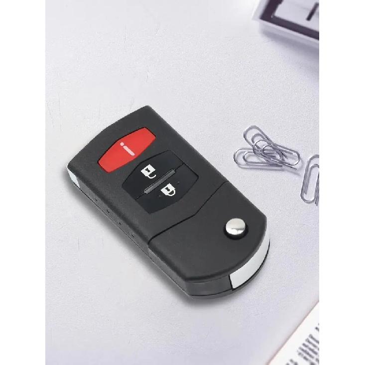 Leo For Mazda 2 3 5 6 8 CX-7 CX-9 MX-5 BGBX1T478SKE125-01 SKE126-01 CC43-67-5RYC Fob  Flip Remote Car Key 315/433Mhz 4D63 Chip