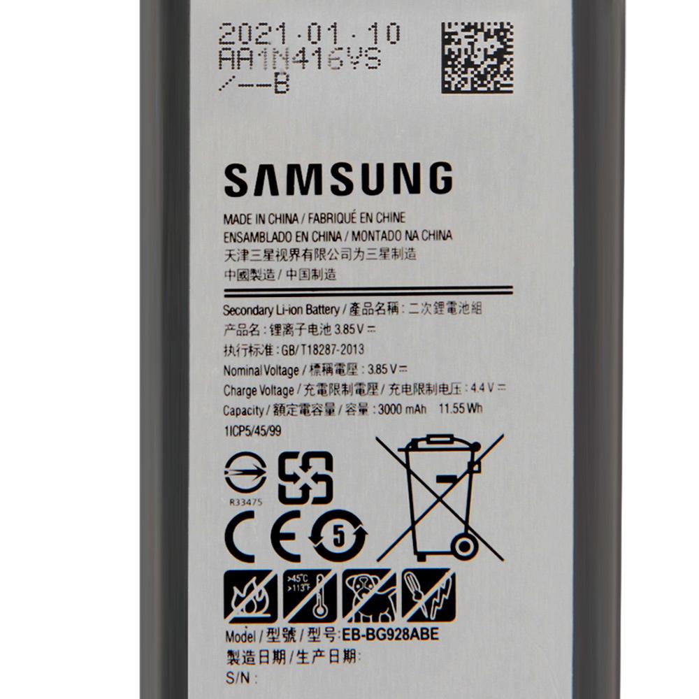 Originální baterie EB-BG928ABE pro Samsung GALAXY S6 edge Plus G928P G928F G928V G9280 G9287 EB-BG928ABA 3000mAh
