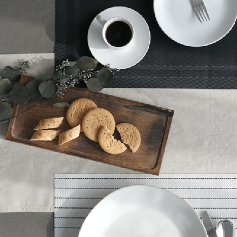Solid Weave Table Mat Series dark gray