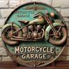 Vintage Motorcycle Metal Tin Sign Retro Wall Art Home Decor