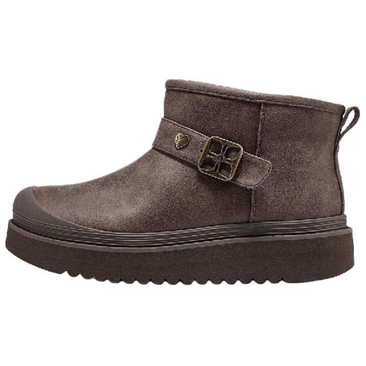 Skechers Bobs Warm Outdoor Comfort Snow Boots Women boots Brown 114624-CHOC 35