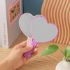Heart-Shaped Portable Hand Mirror