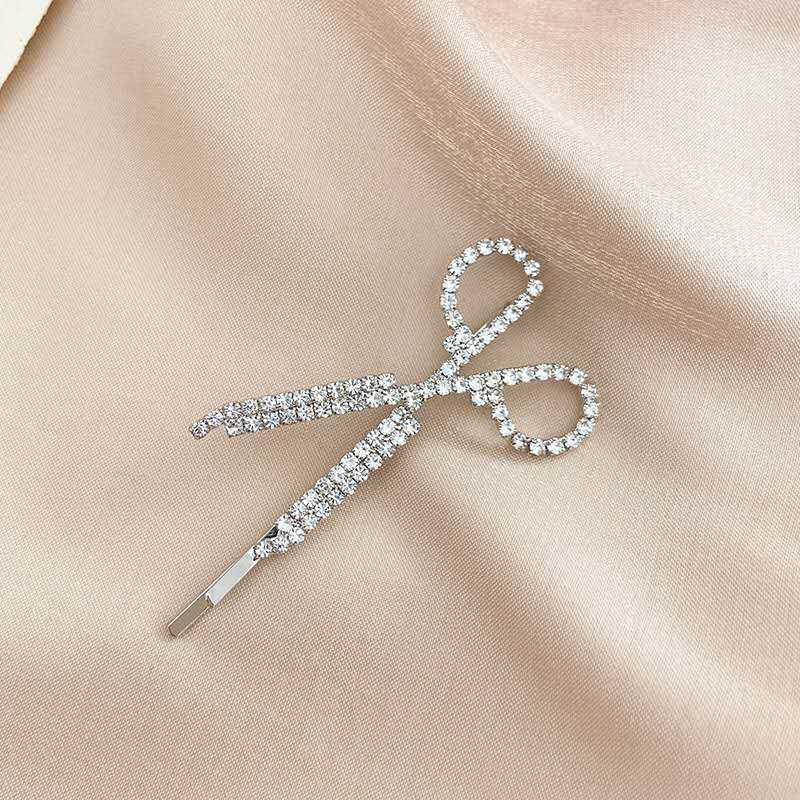 

2024 Нові вишукані блискучі заколки для волосся Модні ножиці Шпильки для дівчаток Корейські затискачі для волосся Шпильки Головні убори Аксесуари для волосся