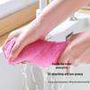 Non-stick Kitchen Scouring Pad - Double-sided, Oil-resistant, Water-absorbent, Quick-drying Pulp Dishcloth for Lazy Cleaning.