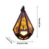 Halloween Lantern Lights Witch Pumpkin Castle Lantern Lamp Ornament Decorations Centerpieces For Yard Garden Camping Porch