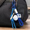 Fake Leather Pendant Sports Ball Theme Keychain Pendant, Baseball Tennis Rugby Hanging Ornament Football Golf Purse Charm, Backpack Decorative