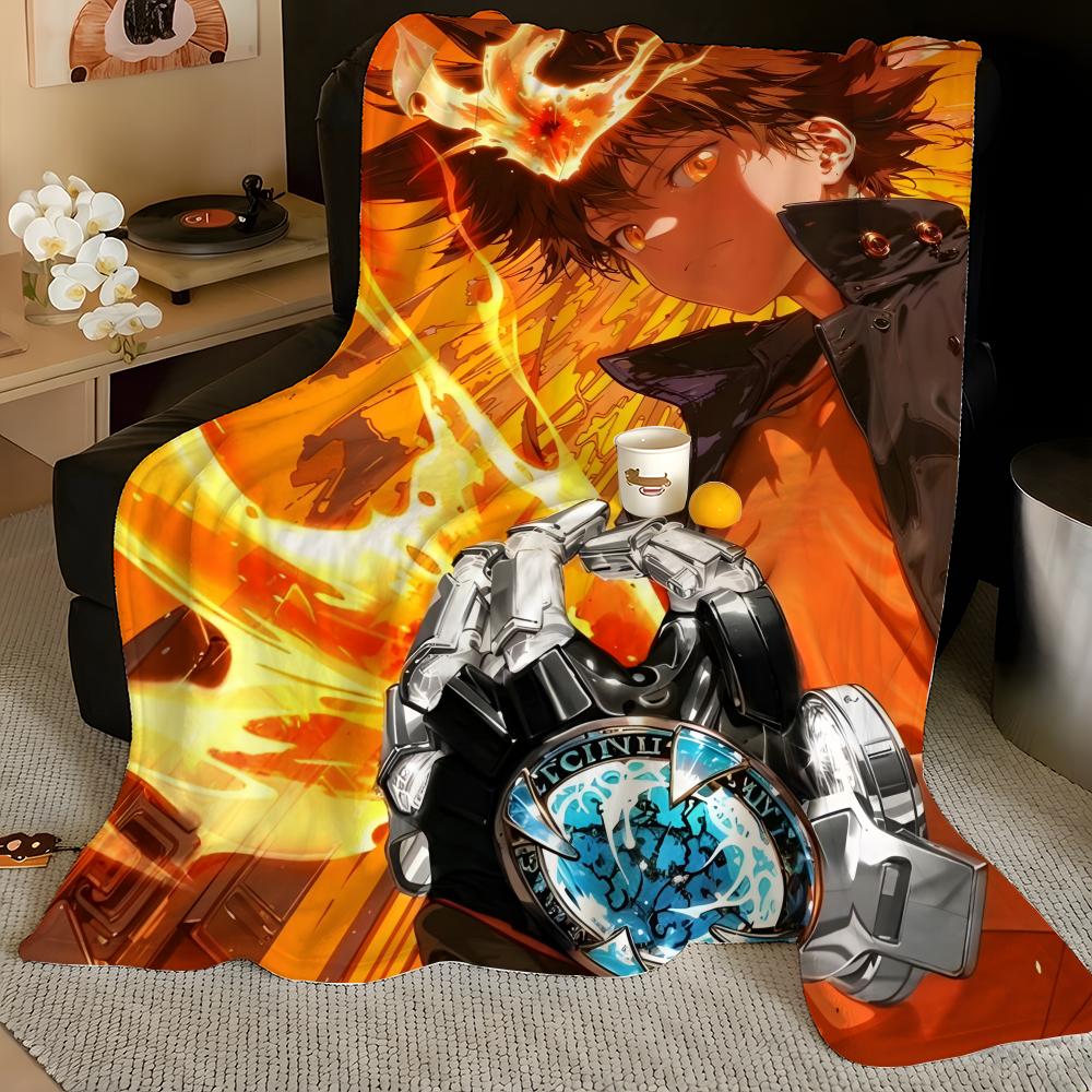 Anime K-Katekyo H-Hitman R-Reborn Throw Flannel Blanket, Soft Warm, Durable & Washable cute Cool