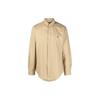 Polo SS22 Solid Button-Down Shirt Men Shirts Khaki 710829424-012