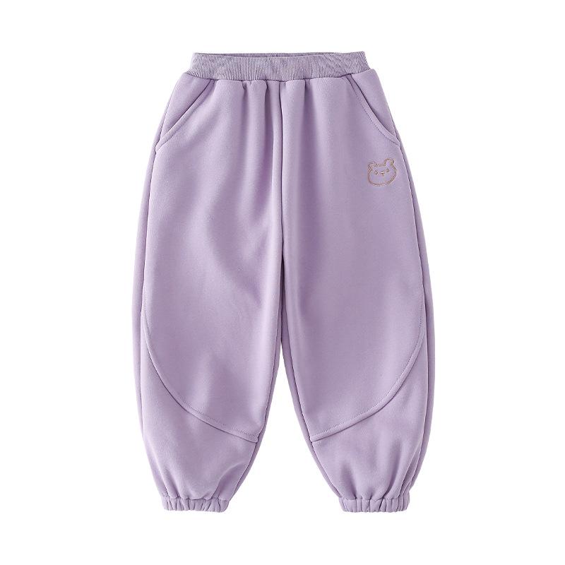 

Cotton Hall Kids Plus Velvet Winter Pants, Autumn/Winter Sports Pants for Boys and Girls 90