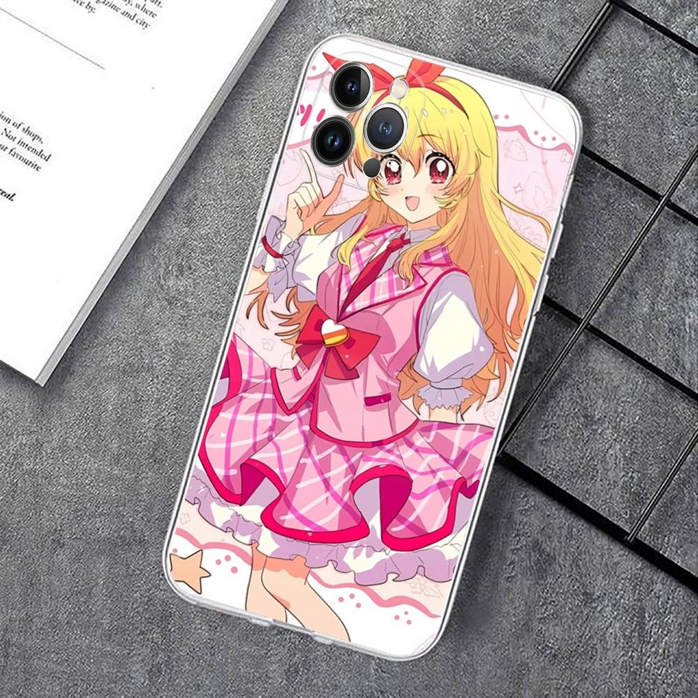 Anime A-aikatsu Phone Case For IPhone 16 15 14 11 12 13 Mini Pro XS Max Cover 6 7 8 Plus X Funda Shell