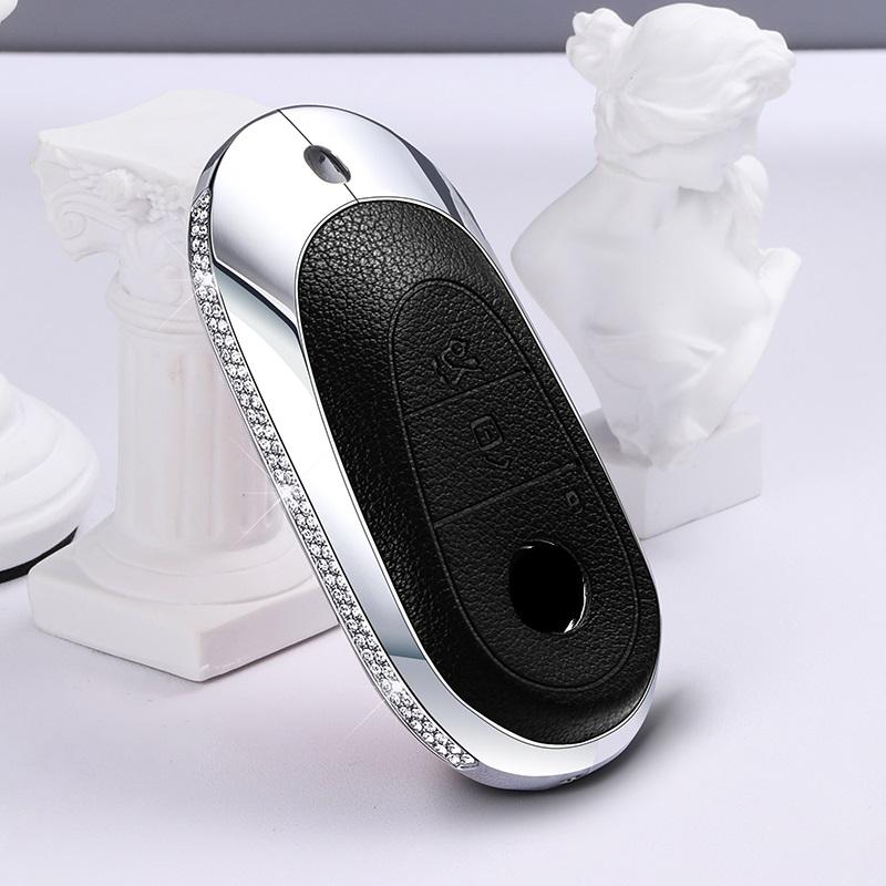 Luxury Diamond Car Remote Key Fob Case Key Cover For Mercedes Benz  C Class S Class W223 S350 S400 S450 S500 C200 C260