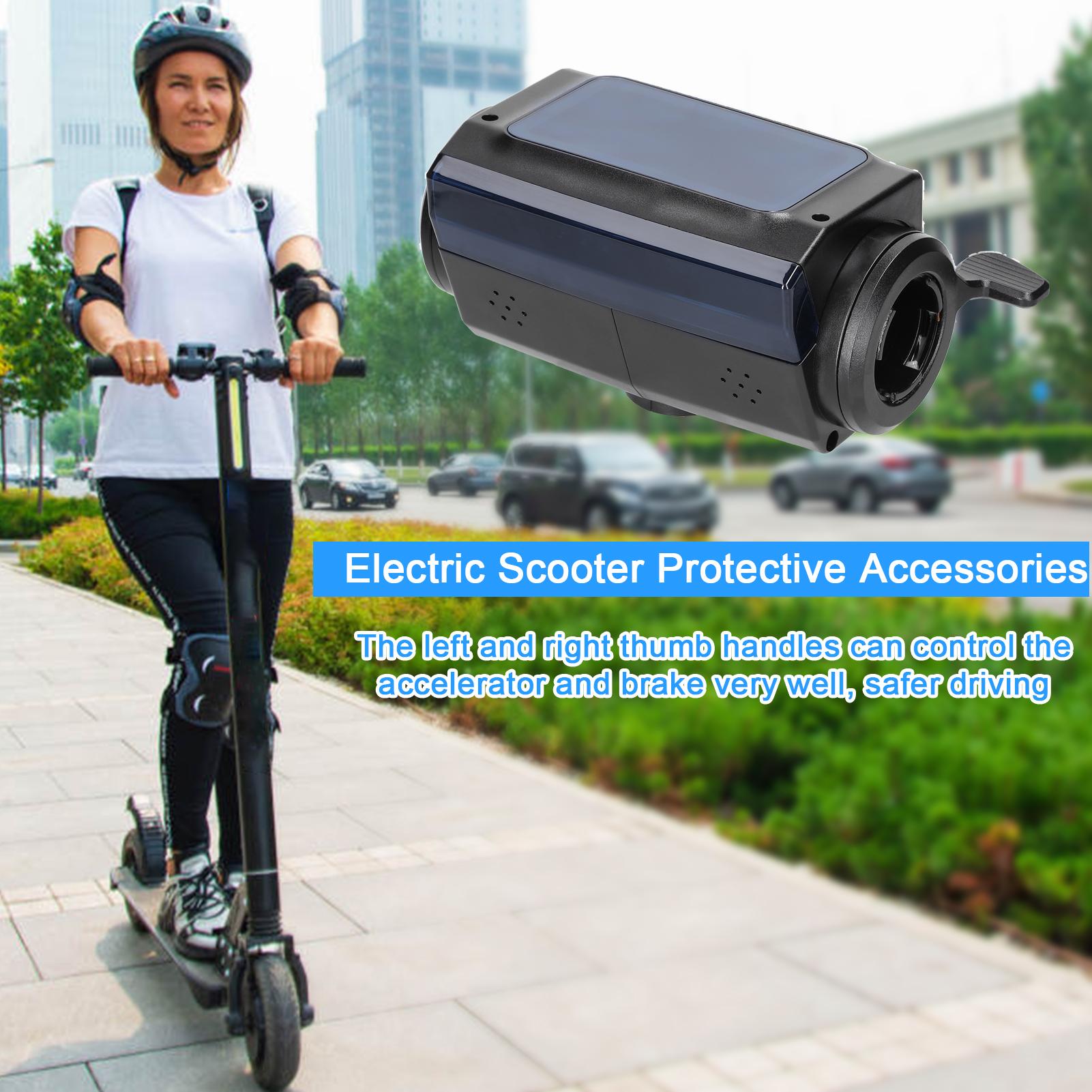 

8 Inch Electric Scooter LCD Display Monitor Cover Light Protective Guard with Accelerator Brake Thumb Handle чёрный