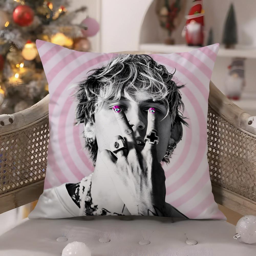 Mgk Colson Baker Machine Gun Kelly-Y Pillow Case Comfort Sofa Bed Silky Elegant Invisible Zipper Decorative Cushion Cover