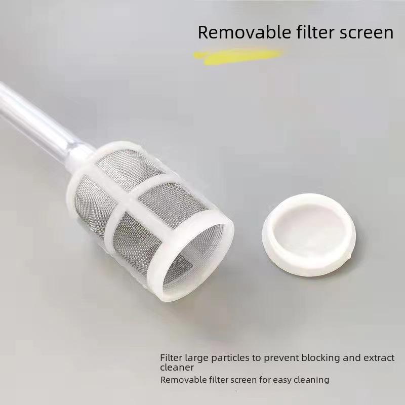 Manual Wine Pump & Filter Siphon for Home Use