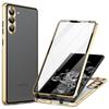 For Samsung Galaxy S24+ Case HD Clear Double Sides Tempered Glass Back Phone Cover