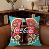 Cushion Cover Pillowcase Upholstery Sofa Throw Pillow Home Decor Pillowcas THINGS GO BETTER WITH CCOLA