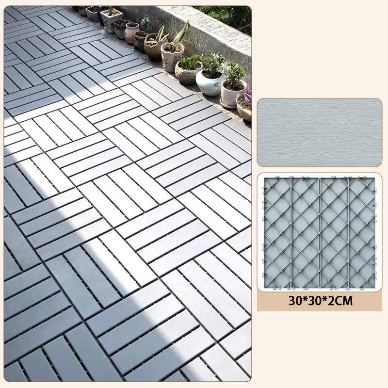 Odolné Recyklovatelné Dřevoplastové Propojitelný Terasové Dlaždice Voděodolné Vnitřní Venkovní Podlahy