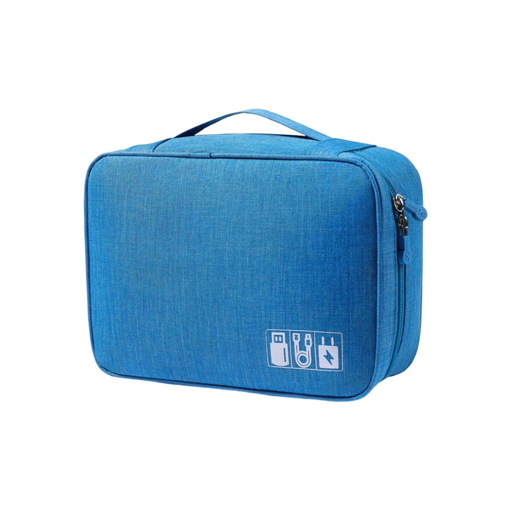 Large,Capacity Multi,compartment Organizer Bag For Cables, Travel Use