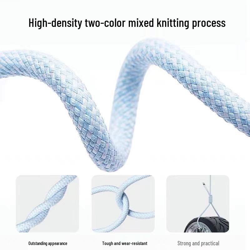 Macaron Color 6A PD20W Fast Charging Cable for Apple & Android Devices