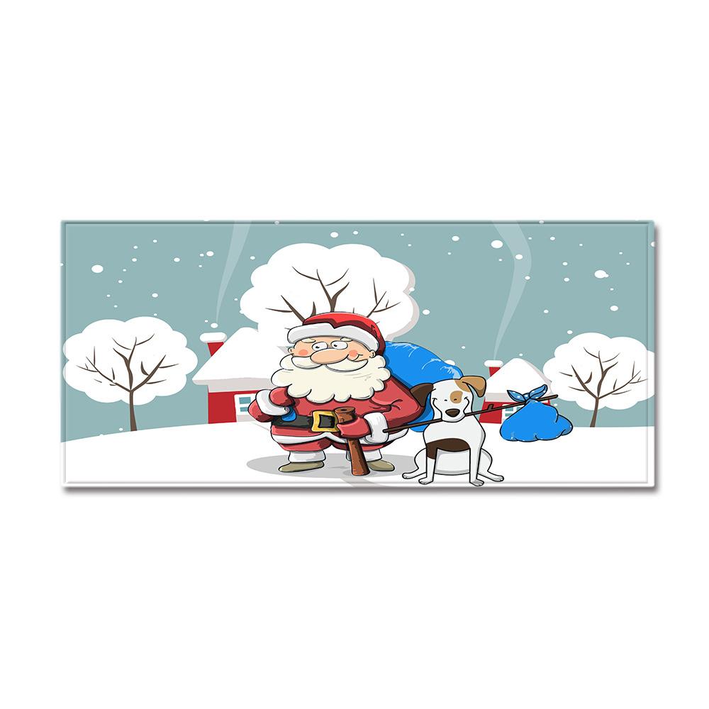 Christmas Floor Mat Kitchen Carpet Doormat Wardrobe Strip