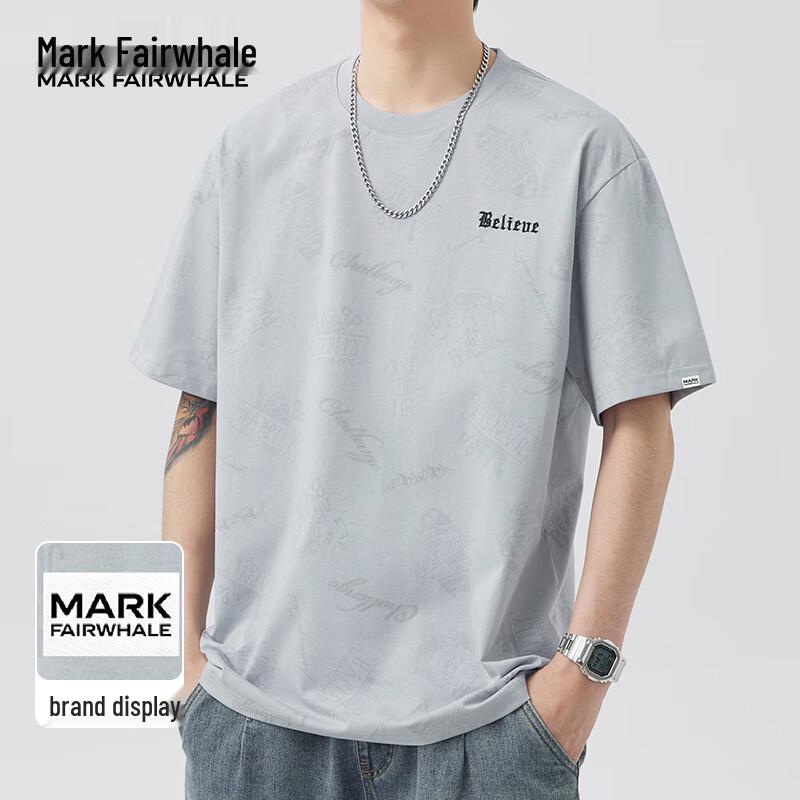 MARK FAIRWHALE Men s Ice Silk Blend Short Sleeve T-shirt 3XL