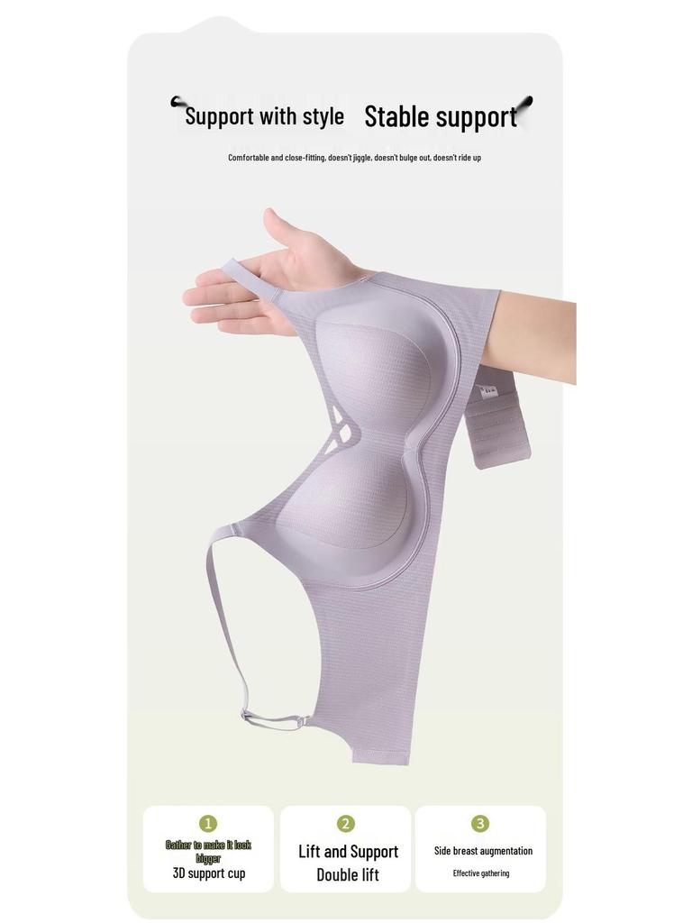 Nahtloser Cloud Comfort Kabelloser BH für Damen - Formend & Stützend, Anti-Hängebrust, Dünner Stil