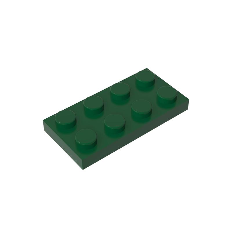 Rainbow Pig MOC Particles 3020 Plate 2 x 4 For Building Blocks Parts DIY Compatible Assembles Educational Tech Parts Toys