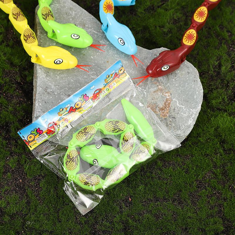 Twisting Snake Plastic Animal Toy For Children Cartoon Decoration Durable Gift