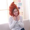 Diadema con Forma de Caca Sombrero de Felpa Gorra de Dibujos Animados con Orejeras Accesorios para Fotos de Cosplay de Halloween