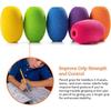 Foam Pencil Grips, 6Pcs Egg Pen Holder with Colored Soft Cushion, Used for Handwriting, Painting, coloring,Better Pencil Control Ideal for Left &