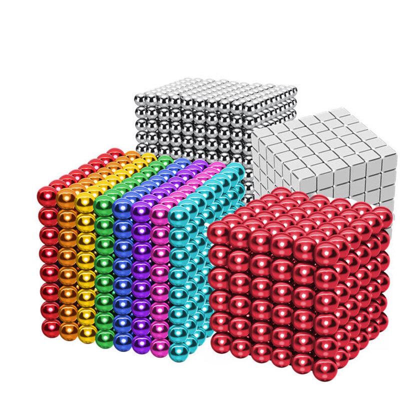 5 mm Magnetiske Byggeperler Sett