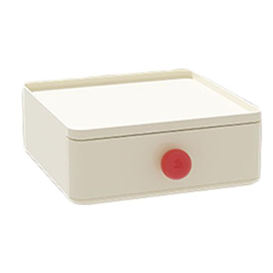 

Storage Box Large Capacity Plastic Storage Box with Pull-Out Drawer Organizer for Hair Accessories Jewelry Sundries белый