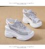 Women's Sporty Wedge Heel Peep-Toe Sandals - Thick-Soled, Breathable Mesh, Height-Enhancing, Plus Size Casual Footwear
