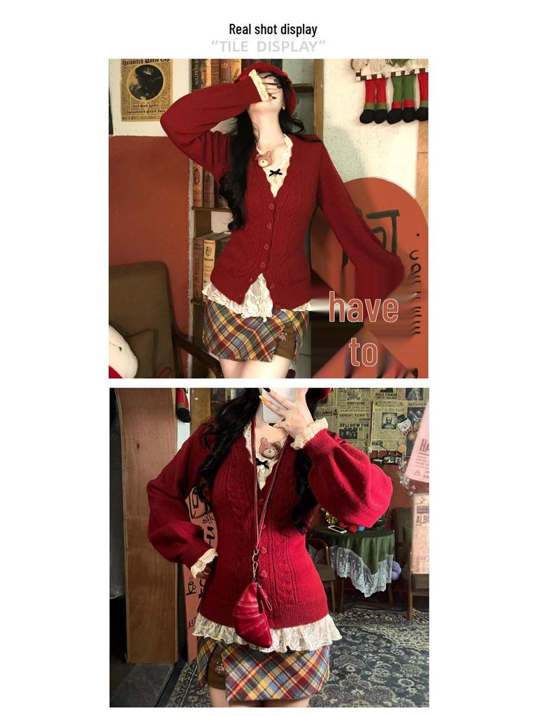 High-Waisted Slimming Korean Retro Spicy Girl Dachshund Mini Skirt for Autumn/Winter