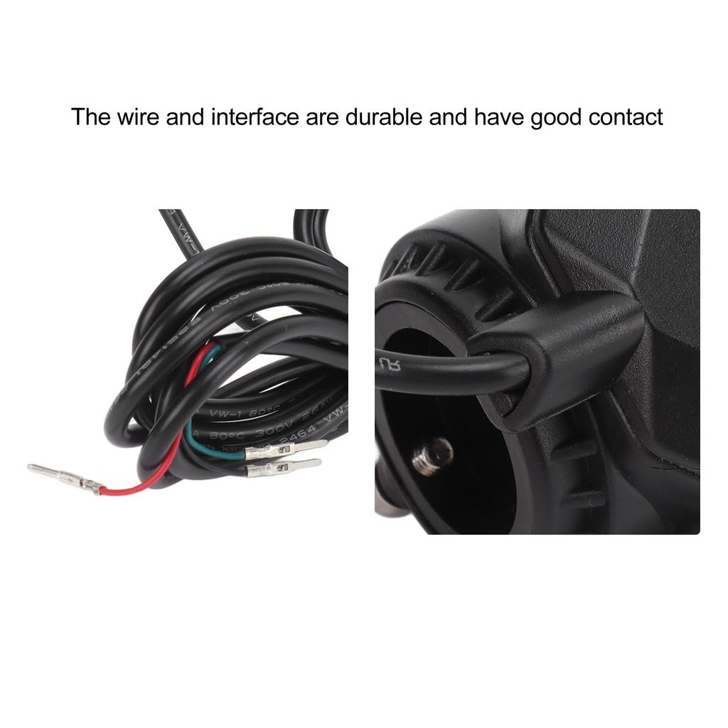 Electric Scooter Thumb Throttle Accelerator Responsive Wear Resistant Thumb Throttle Accelerator for Electric Bikes