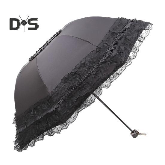 Spitzen-Taschenschirm, tragbar, Sonnenschutz, UV-Schutz, winddicht, leicht, wasserdicht, für Reisen, Mini-Sonnenschirm, Regenschirm, Taschenschirm