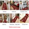 Skull  Front Patio Door Mat Halloween Skull Rose Graphic Carpet Laundry Office Dining Room Corridor Printed Runner Rug
