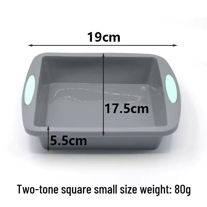High-Temperature Resistant Silicone Cake Mold – Easy Release for Chiffon, Toast, Cookie, and Muffin Baking
