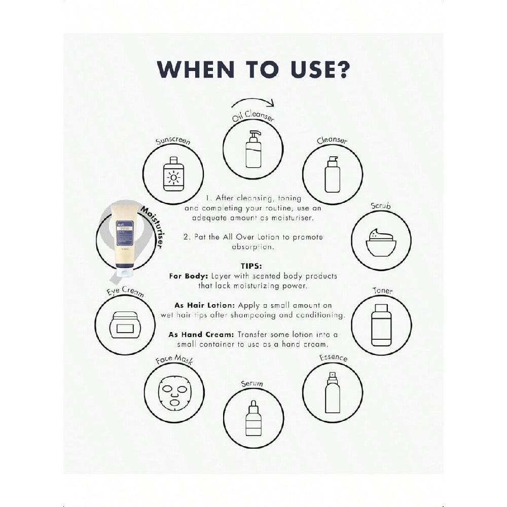 Dear, Klairs Supple Preparation All-Over Lotion 250ml Daily Face And Body Moisturizer, For Sensitive Skin, Essential Oil Free