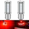 2 buc 1157 BAY15D mașină frână lumină de înaltă luminozitate unghi larg impermeabil LED roșu bec auto frână spate stop pentru ATV