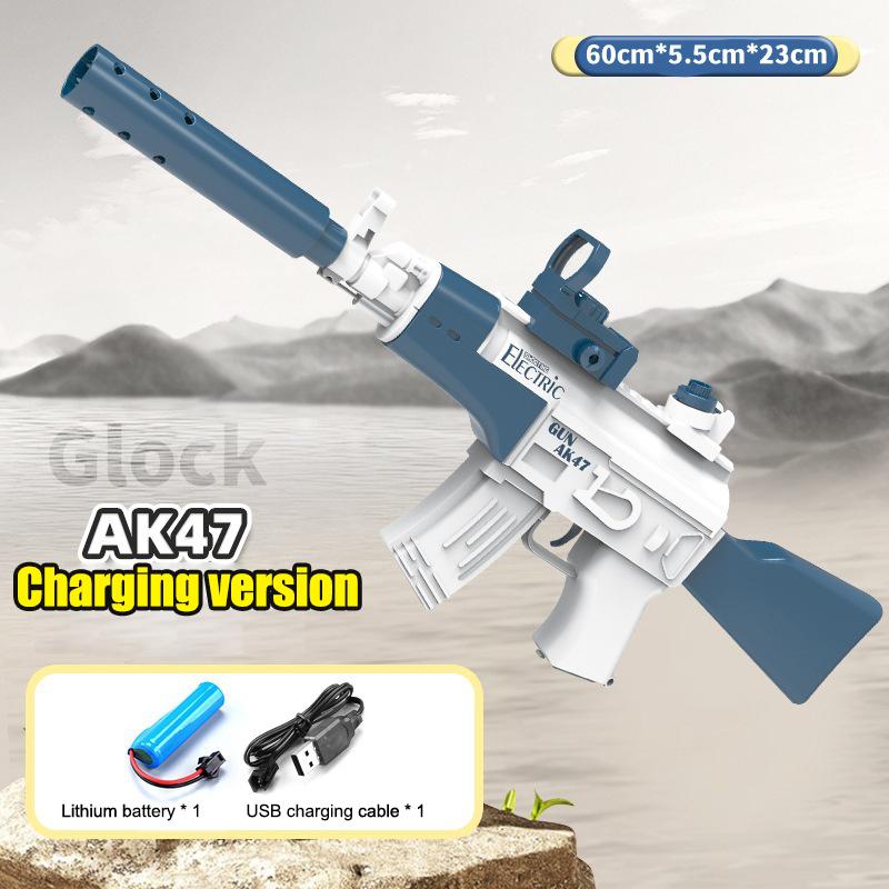 Large Capacity Water Spray Gun Summer Entertainment Water Gaming Toy Fully Automatic Water Gun Outdoor Swimming Pool Toys