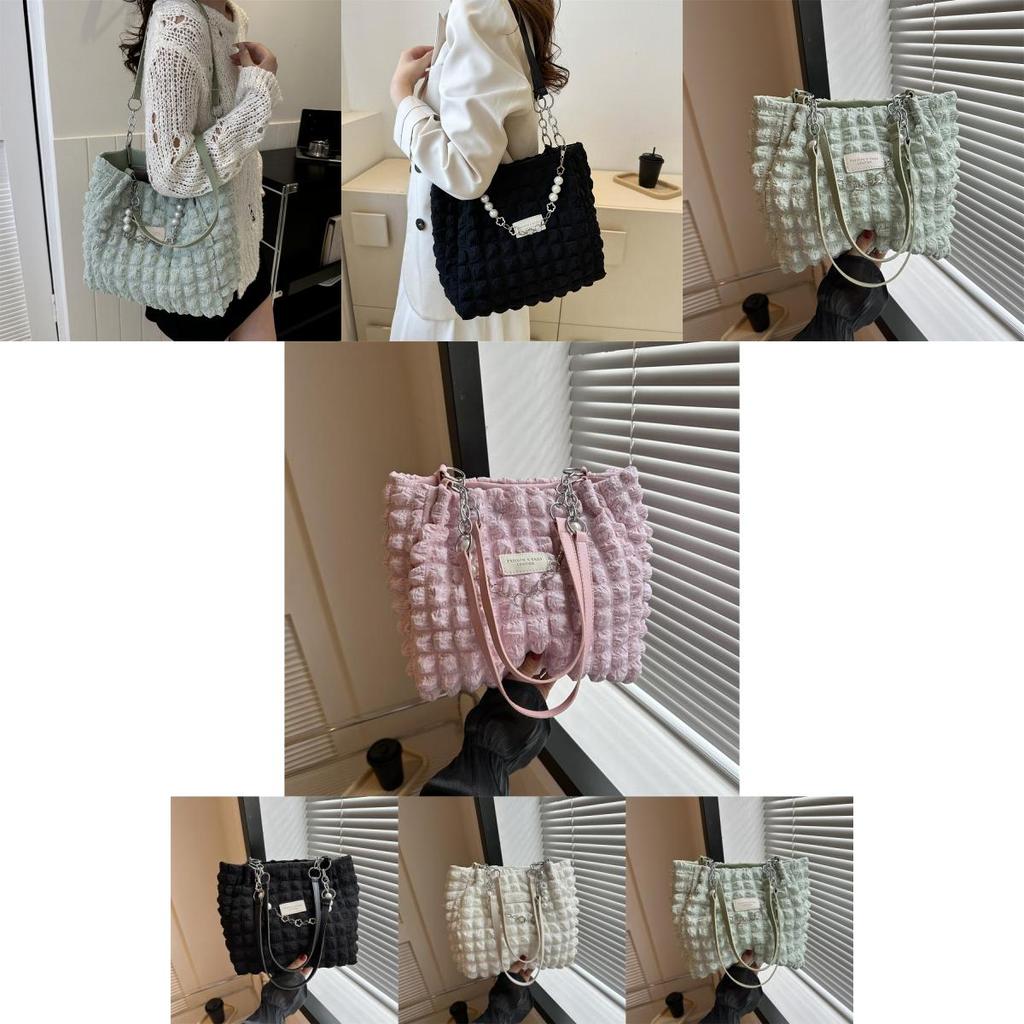 Trendy And Minimalist Tote Bag For Women With Retro Design And Large Capacity