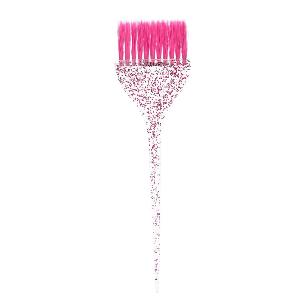 Glitter Handle Hair Dye Brush Exquisite Hair Coloring Dyeing Brush Barber Shop AccessoryPink
