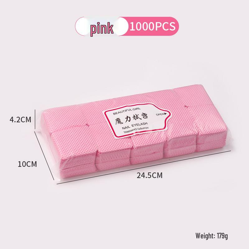 Lint-Free Nail Art and Eyelash Glue Cleaning Wipes