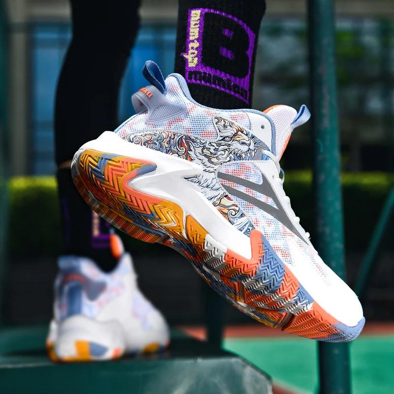 Мужские баскетбольные кроссовки для тренировок на спортивной площадке — фото 7