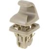 Sun Visor Holder Clip for Toyota Camry Highlander Corolla Prius RAV4 Solara Matrix Sun Visor Retainer Clip Hook No.74348-06030 Plastic 1 Pc Beige