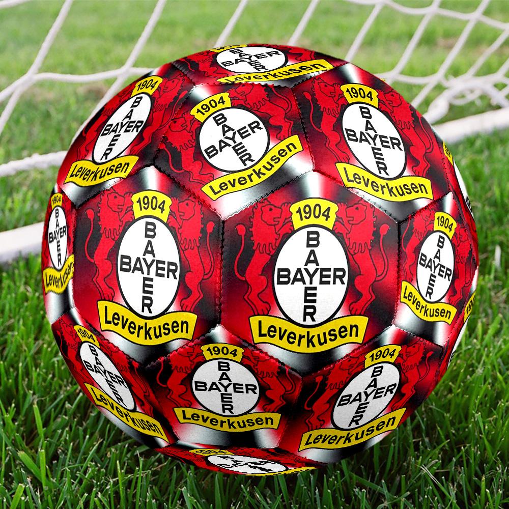 Leverkusen Germany  Indoor Soccer Ball Colorful All Ages Machine Stitched PVC Competition Ready Durable High-Bounce SIZE 5 Football.